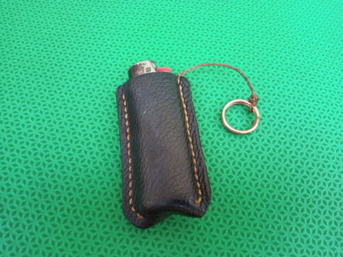 Kit Carteira com Capinha de Isqueiro de Couro