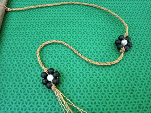 Palito de Cabelo com Tererê Pena Verde, Artesanal