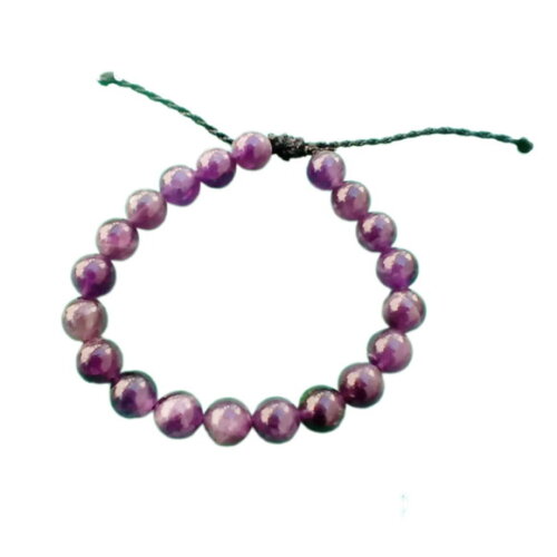 Pulseira Ametista de Pedras Esféricas