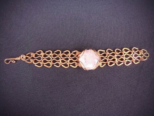 Pulseira Caminho da Lua com Pedra Quartzo