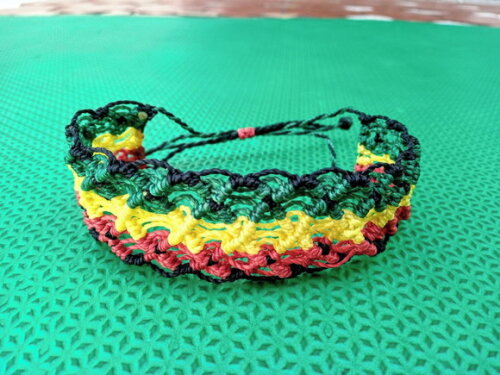 Pulseiras de Macramê, Larga, Artesanal (variedades)