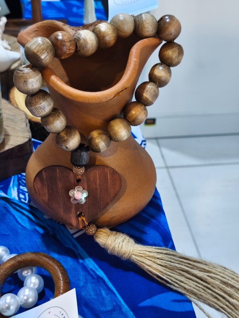 Adorno de Mesa Coração da Terra