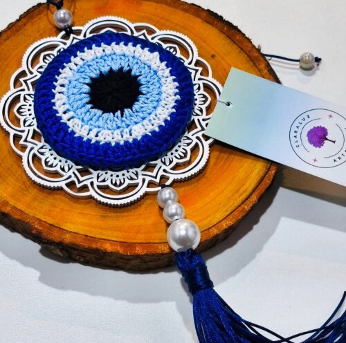 Mandalas Olho Grego Crochê
