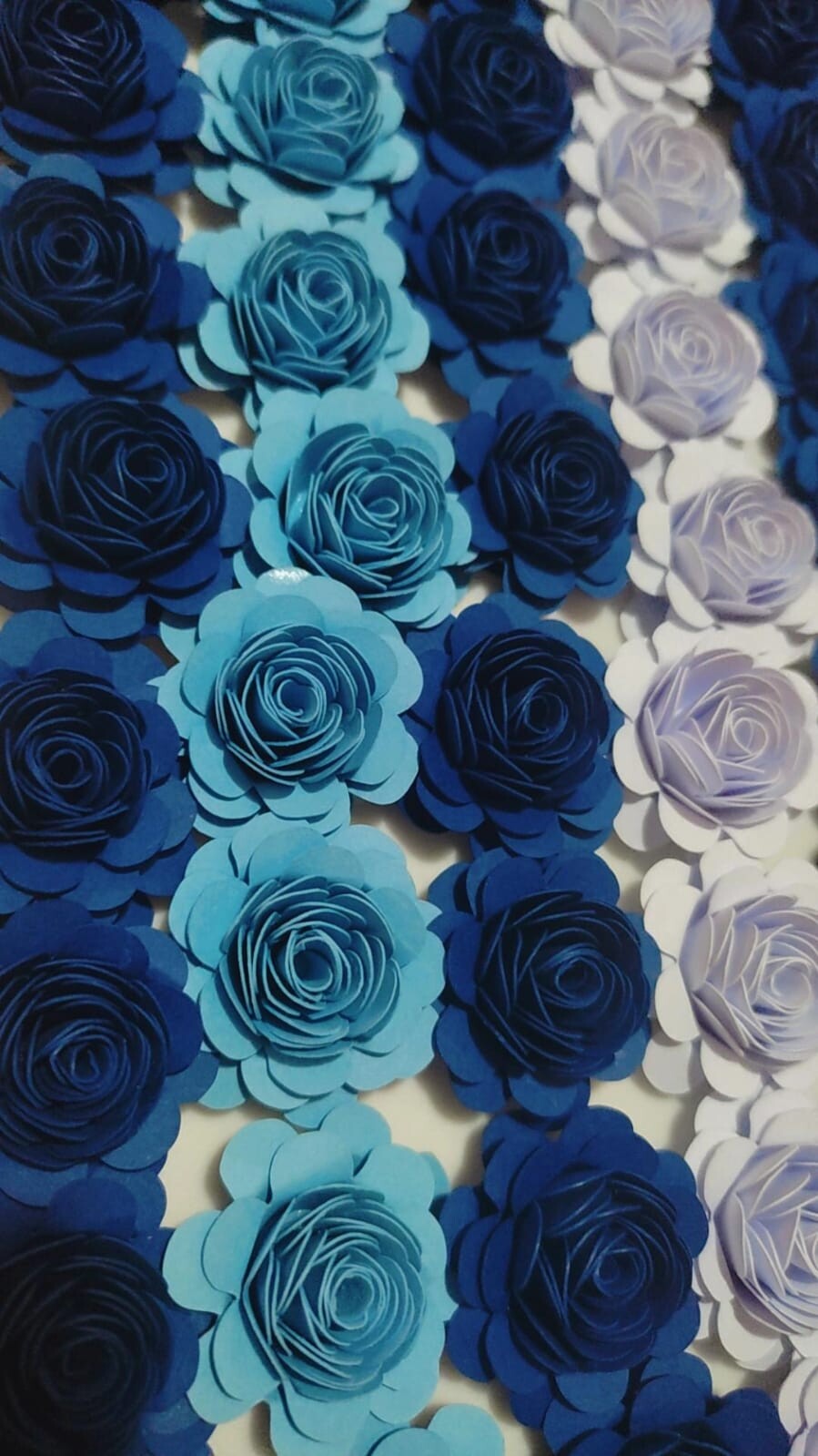 Mini Flor de Papel para Topo de Bolo - PCT com 12 unidades