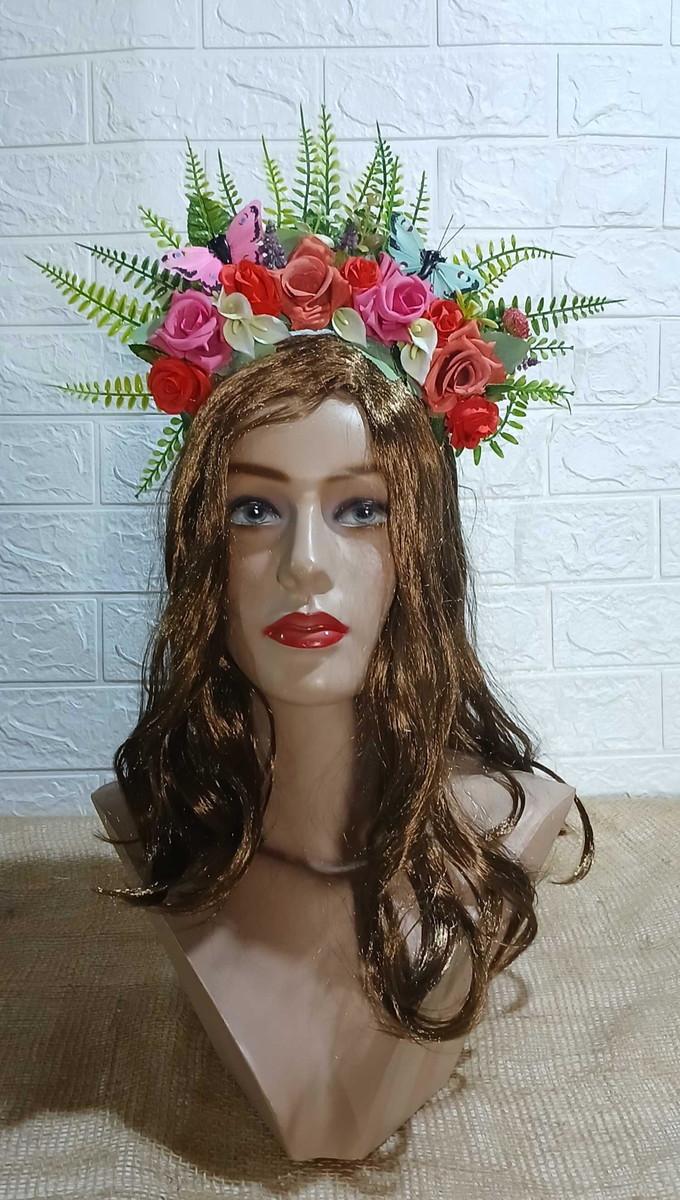 Tiara Jardim das Borboletas - Modelo 1
