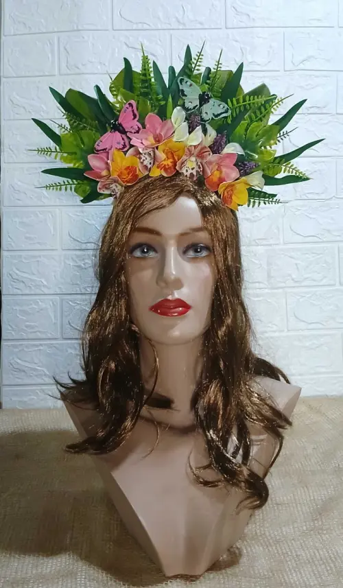 Tiara Jardins da Borboleta - Modelo 2
