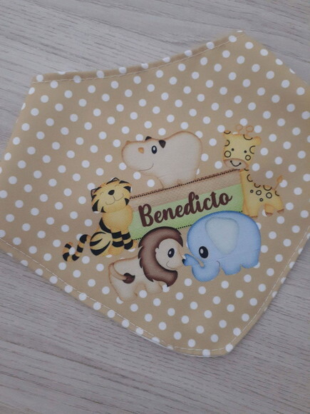 Babador bandana Safari Baby