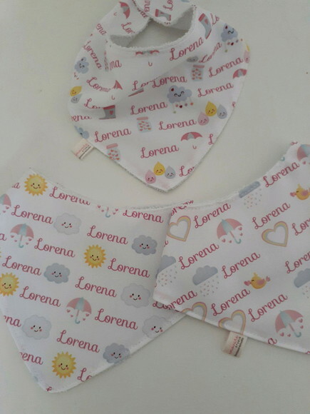 Babador jardim encantado personalizado
