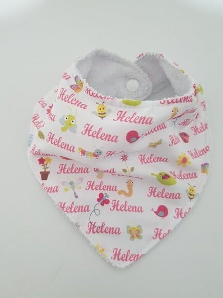Babador Personalizado Jardim Encantado