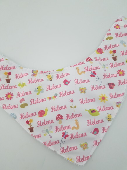 Babador Personalizado Jardim Encantado