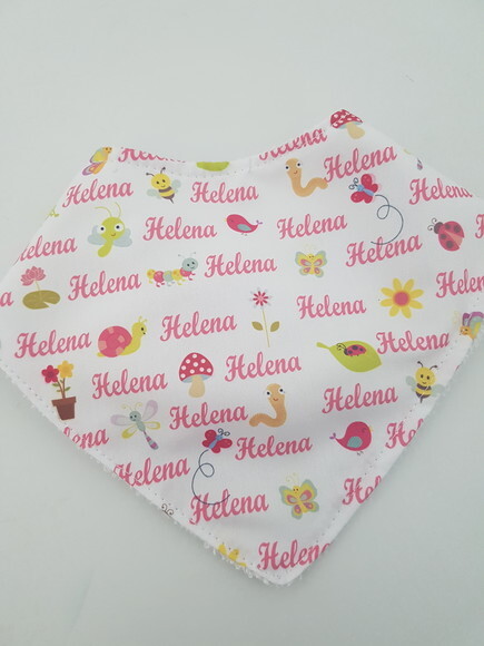 Babador Personalizado Jardim Encantado