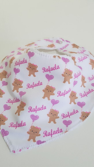 Babador Personalizado Ursinha