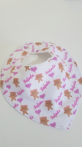 Babador Personalizado Ursinha