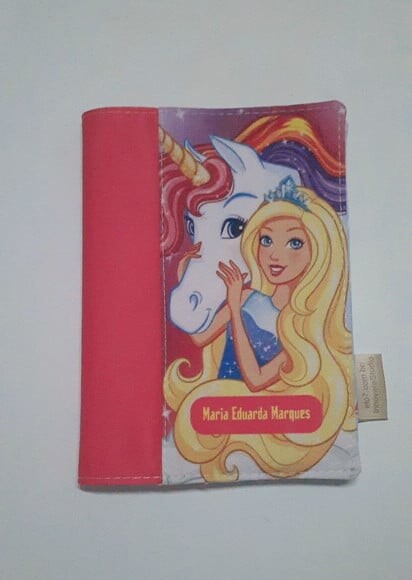 Capa para agenda - Barbie