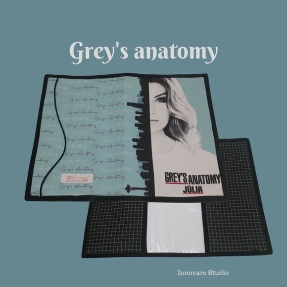 Capa para caderneta de vacinação - Grey's Anatomy
