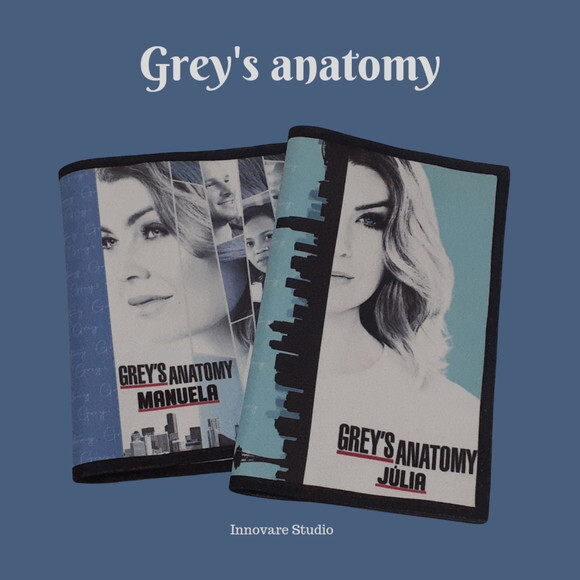 Capa para caderneta de vacinação - Grey's Anatomy