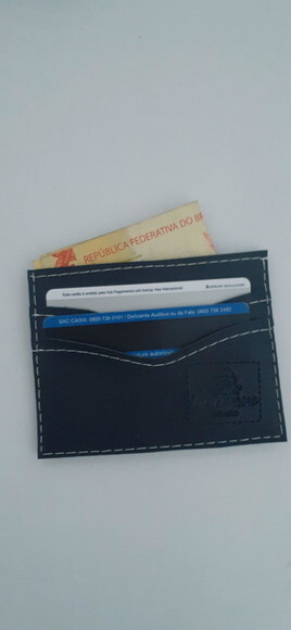 Carteira slim porta cartões feminina