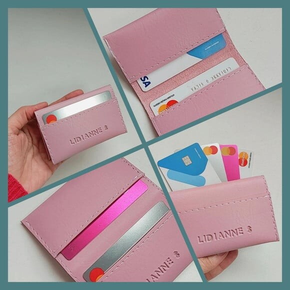 Carteira Slim Porta Cartões Feminina