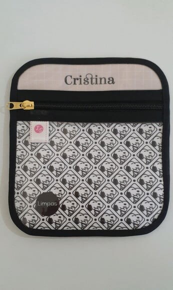 Case porta máscaras dupla face