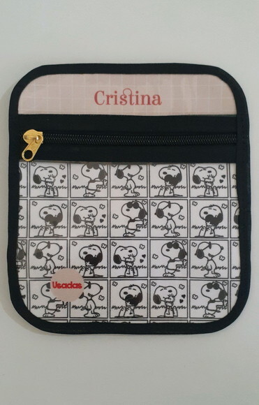 Case porta máscaras dupla face