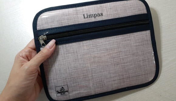 Case porta máscaras dupla face - cinza