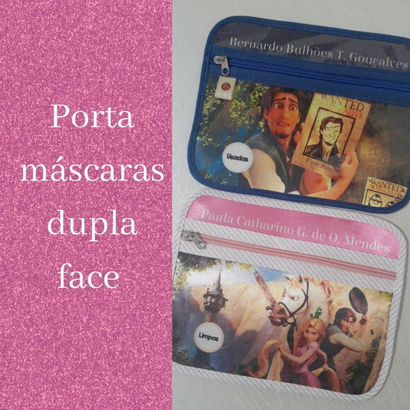 Case porta máscaras dupla face - Grande