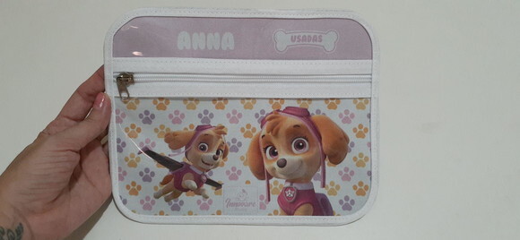 Case porta máscaras dupla face - Patrulha canina