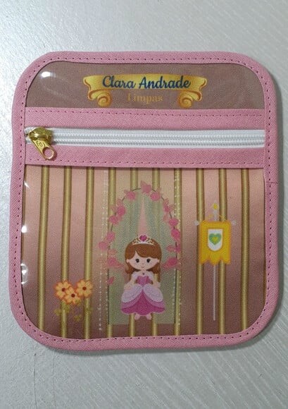Case porta máscaras dupla face - PRINCESA