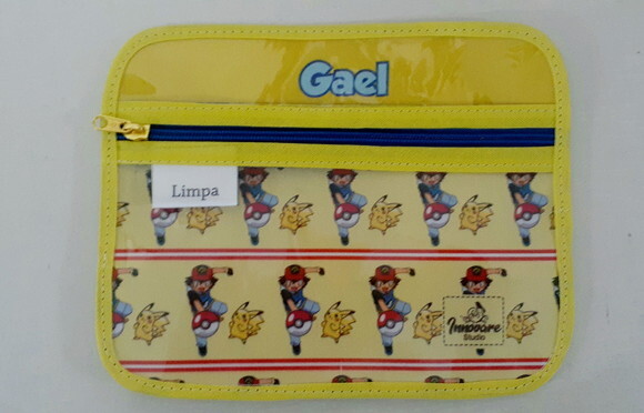 Case porta máscaras dupla face - Pokemon