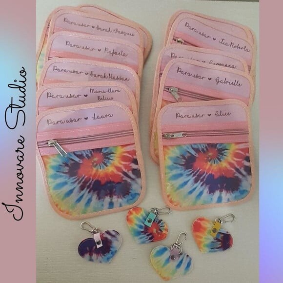 Case porta máscaras dupla face - TIE DYE