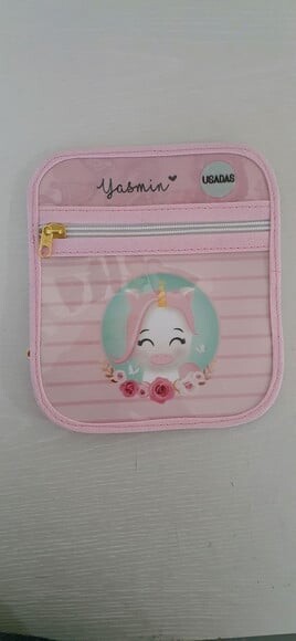 Case porta máscaras dupla face - UNICÓRNIO