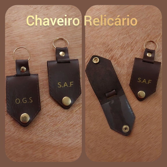 Chaveiro Relicário - Kit com 2 Unidades