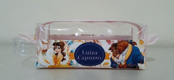 Estojo Box com visor - a bela e a fera