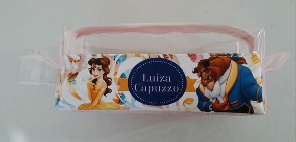 Estojo Box com visor - a bela e a fera