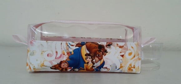 Estojo Box com visor - a bela e a fera