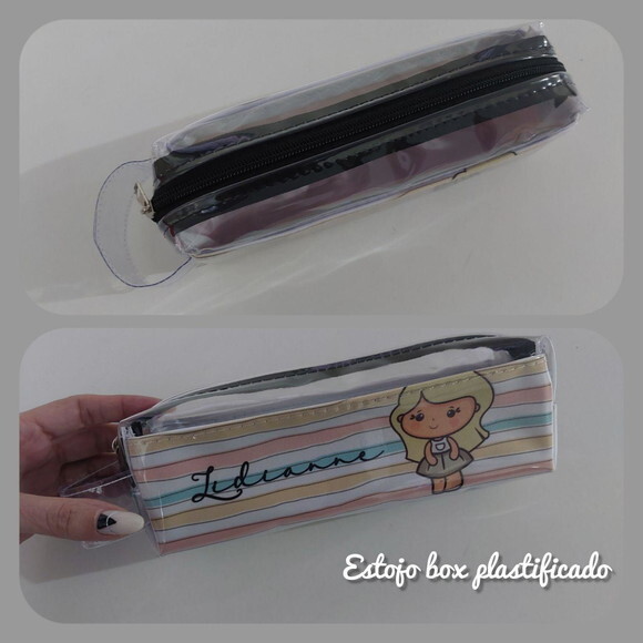 Estojo Box com Visor - Plastificado