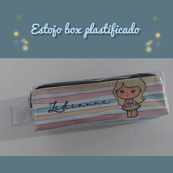 Estojo Box com Visor - Plastificado