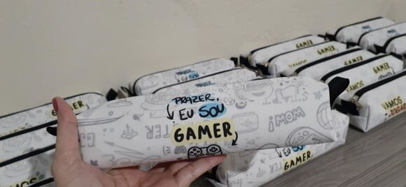 Estojo escolar Gamer