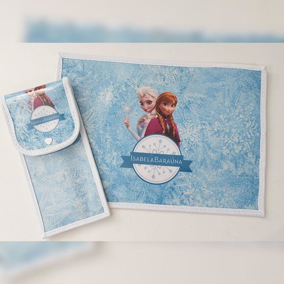 Jogo Americano e Porta Talher Frozen
