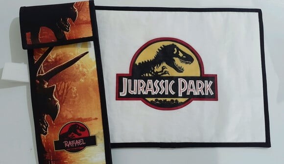 Jogo americano e porta talher Jurassic World