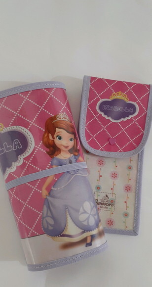 Jogo Americano e Porta Talher Princesinha Sofia