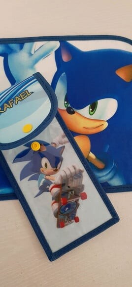 Jogo Americano e Porta Talher Sonic