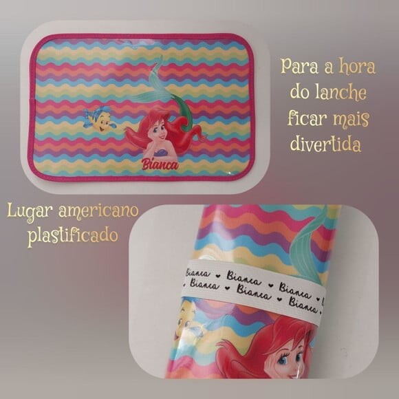 Jogo Americano Infantil - Sereia