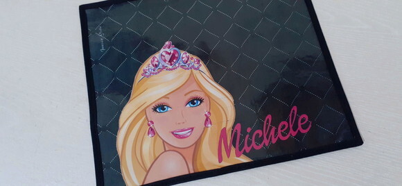 Jogo americano infantil Barbie