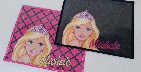 Jogo americano infantil Barbie