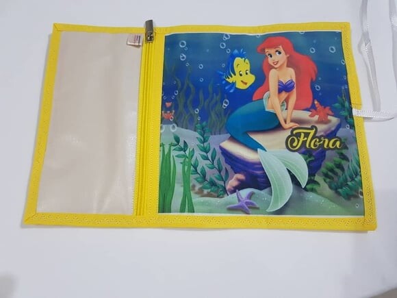 Jogo americano infantil com porta talheres