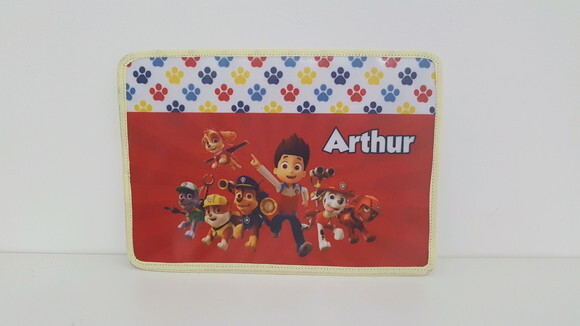 Jogo americano infantil patrulha canina