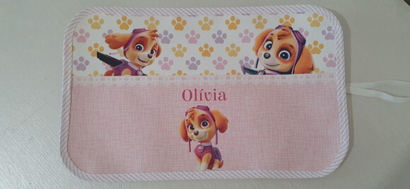 Jogo americano infantil patrulha canina