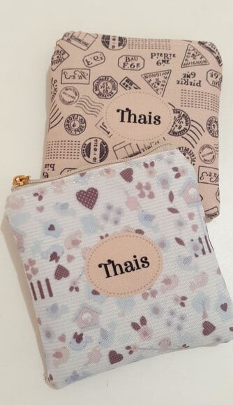 Kit 2 Porta moedas - vintage