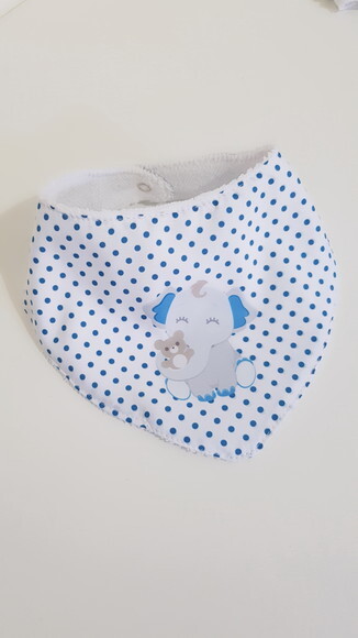 Kit 3 babadores - Elefante baby